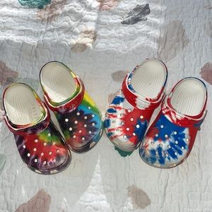 Kids Tie Dye Crocs